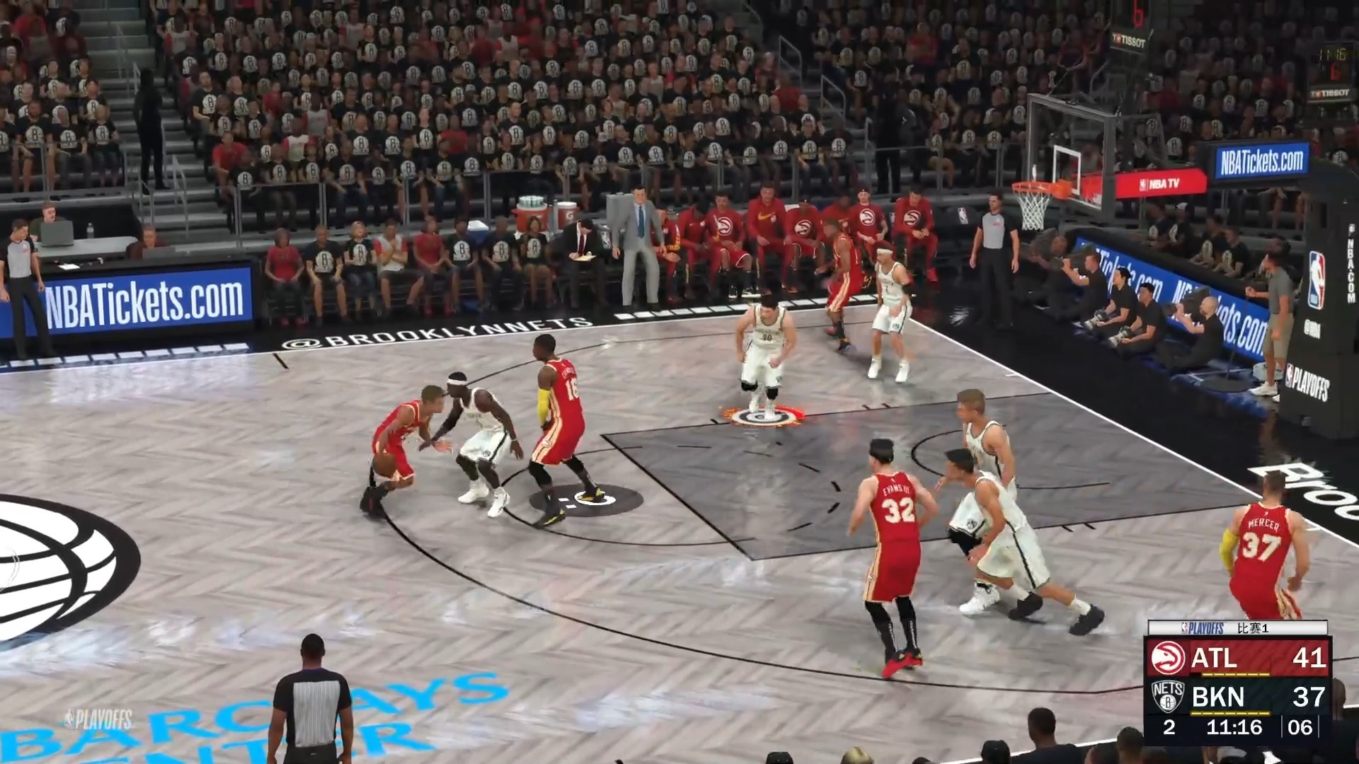 逆转之夜！篮网最后时刻连续得分取胜，我们提高.